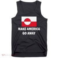 MAGA Make America Go Away I Support Greenland Tank Top thumb 0