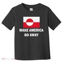 MAGA Make America Go Away I Support Greenland Toddler T-Shirt thumb 0