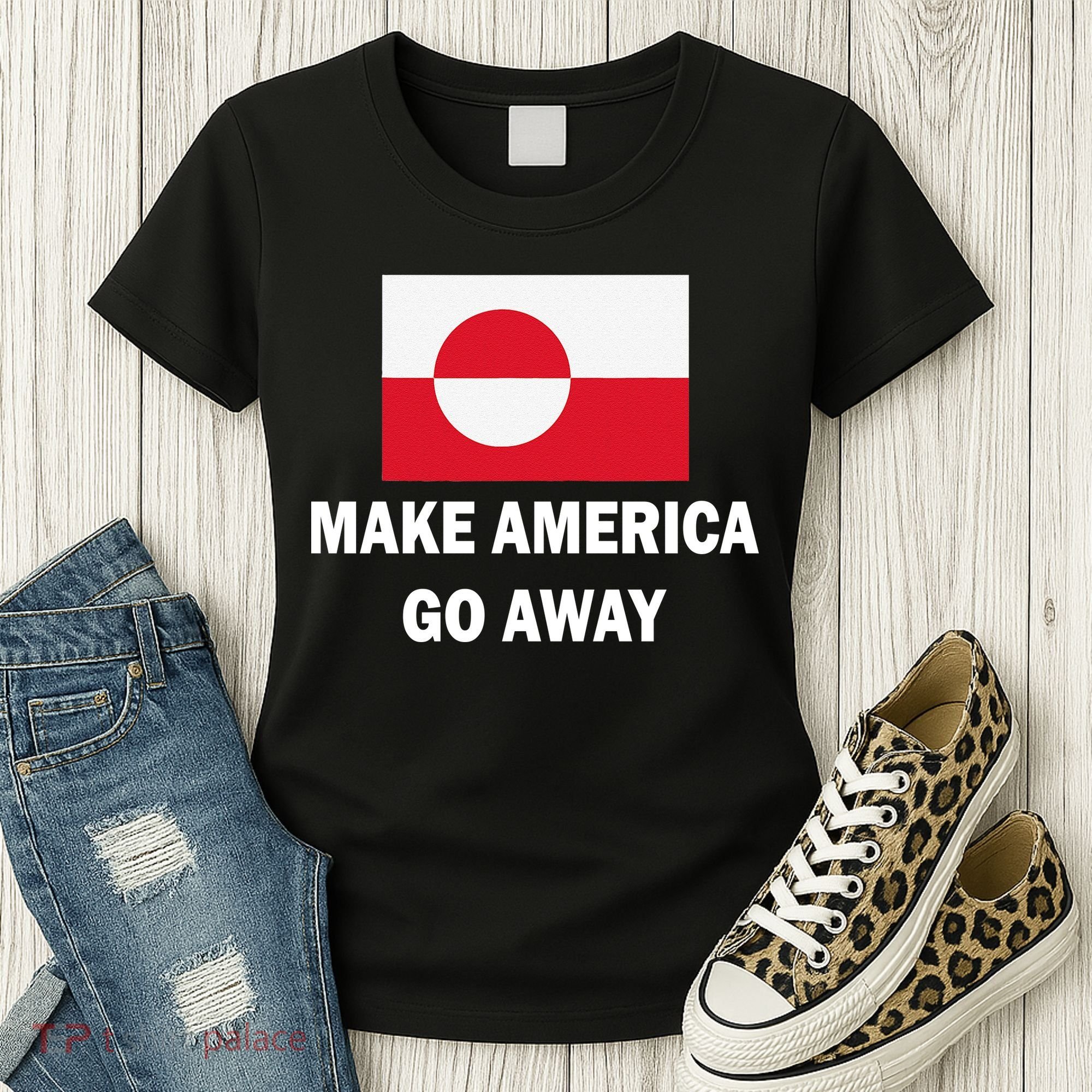 MAGA Make America Go Away I Support Greenland Women's T-Shirt