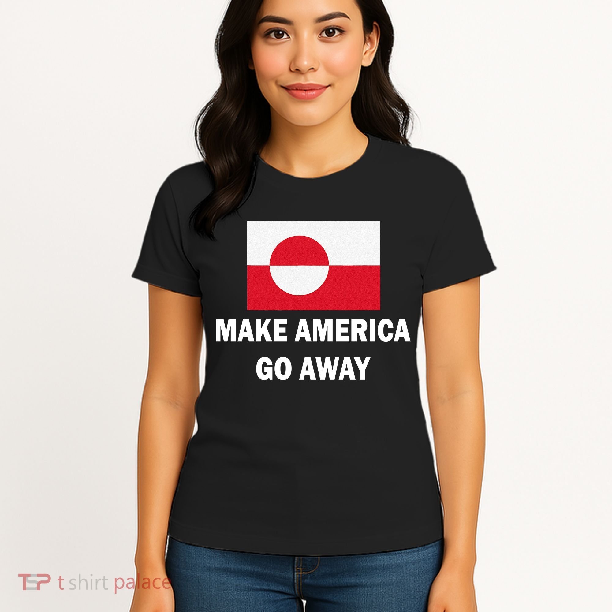 MAGA Make America Go Away I Support Greenland Women's T-Shirt