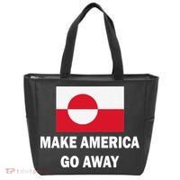 MAGA Make America Go Away I Support Greenland Tote Bag thumb 0