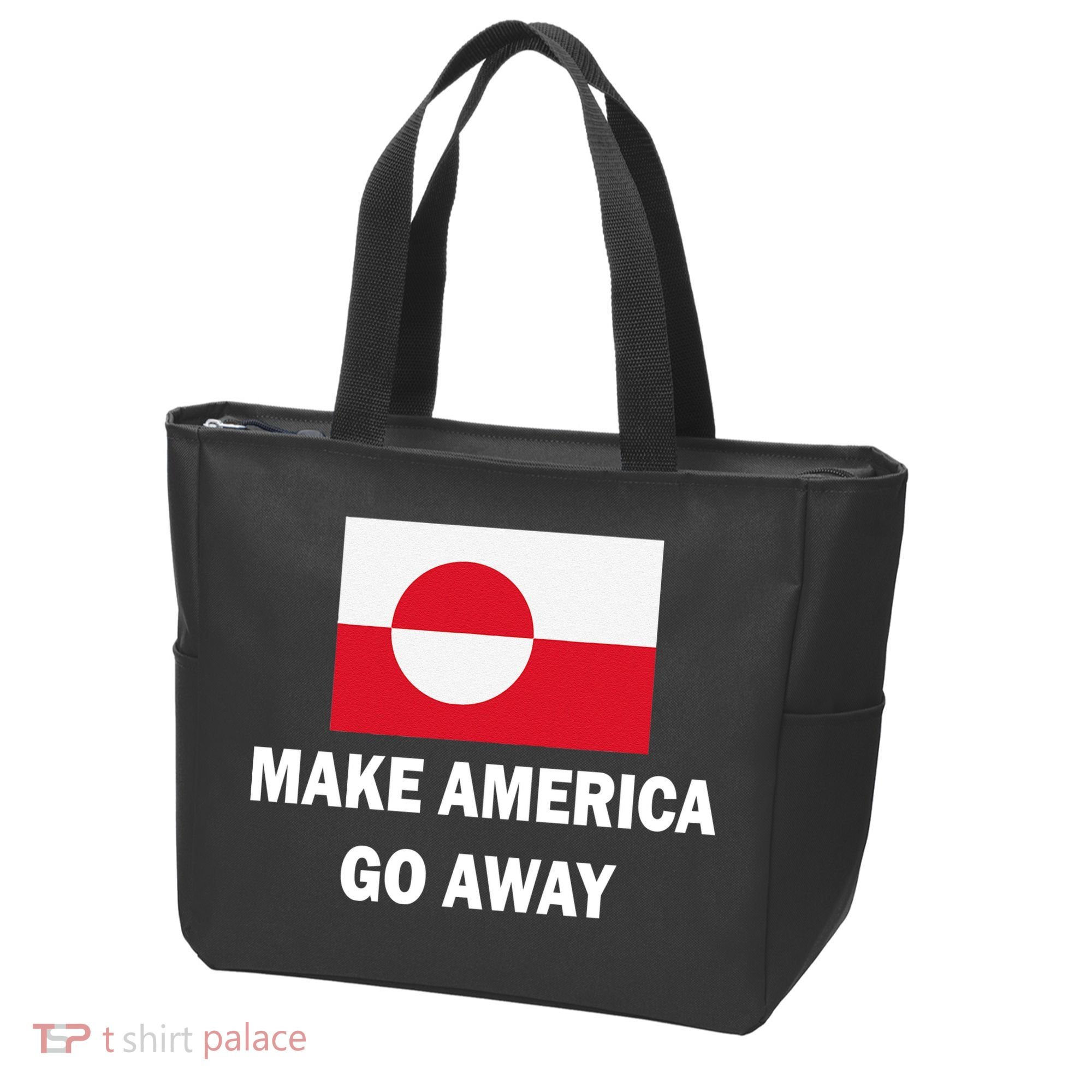MAGA Make America Go Away I Support Greenland Tote Bag
