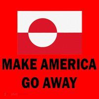 MAGA Make America Go Away I Support Greenland Santa Hat thumb 1
