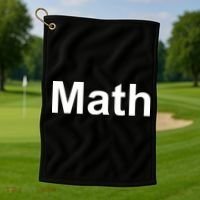 Math Golf Towel thumb 1
