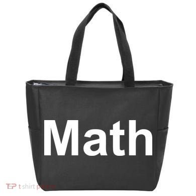 Math Tote Bag