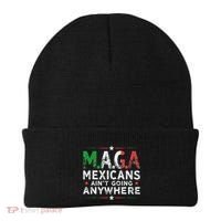 Maga Mexicans AinT Going Anywhere Beanie thumb 0
