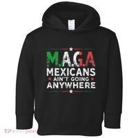 Maga Mexicans AinT Going Anywhere Toddler Hoodie thumb 0