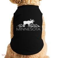 Minnesota Moose And Mountains Souvenir Nature Doggie Tank thumb 0