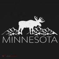 Minnesota Moose And Mountains Souvenir Nature Hoodie thumb 7