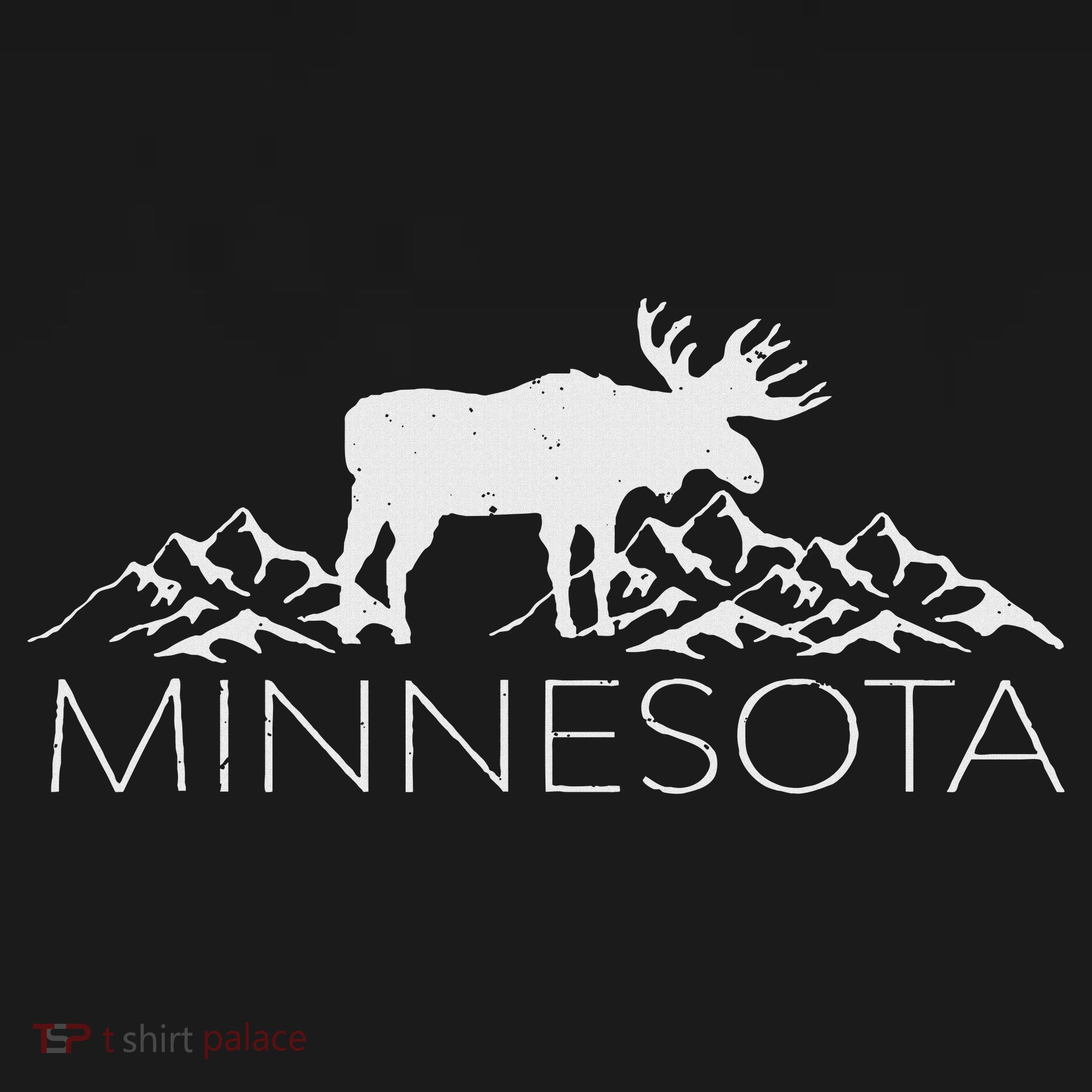 Minnesota Moose And Mountains Souvenir Nature Apron
