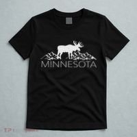 Minnesota Moose And Mountains Souvenir Nature T-Shirt thumb 5