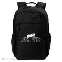 Minnesota Moose And Mountains Souvenir Nature Backpack thumb 0