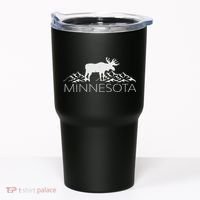 Minnesota Moose And Mountains Souvenir Nature Tumbler thumb 0