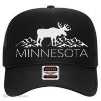 Minnesota Moose And Mountains Souvenir Nature Hat thumb 0