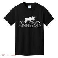 Minnesota Moose And Mountains Souvenir Nature Kids T-Shirt thumb 0