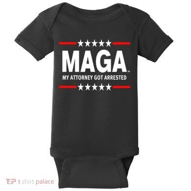 MAGA My Attorney Got Arrested Giuliani Edition Baby Bodysuit