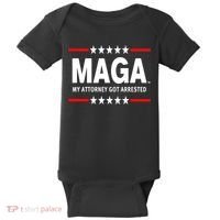 MAGA My Attorney Got Arrested Giuliani Edition Baby Bodysuit thumb 0