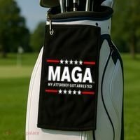MAGA My Attorney Got Arrested Giuliani Edition Golf Towel thumb 2