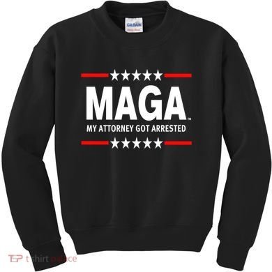 MAGA My Attorney Got Arrested Giuliani Edition Kids Sweatshirt