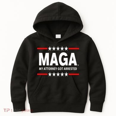 MAGA My Attorney Got Arrested Giuliani Edition Kids Hoodie