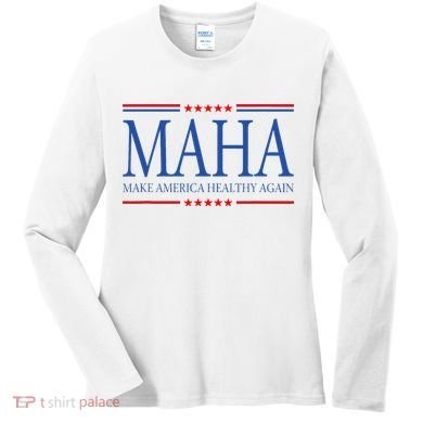 Maha Make America Healthy Again Us Women's Long Sleeve Shirt