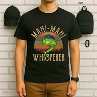 Mahi Mahi American Flag Fishing Mahi Mahi T-Shirt thumb 6
