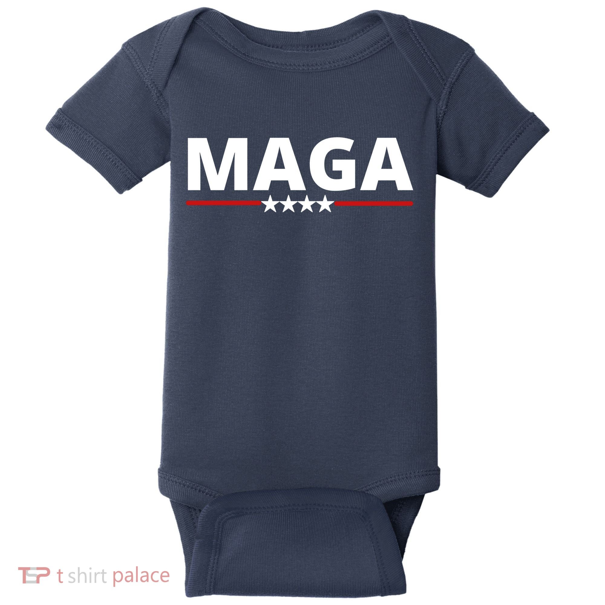 MAGA Make America Great Again Trump Baby Bodysuit