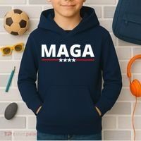 MAGA Make America Great Again Trump Kids Hoodie thumb 2