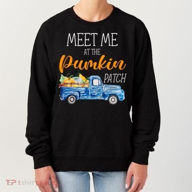 Meet Me At The Pumpkin Patch Cute Halloween Women's Sweatshirt