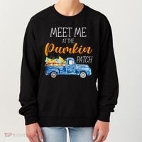 Meet Me At The Pumpkin Patch Cute Halloween Women's Sweatshirt thumb 0