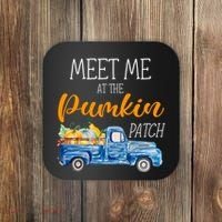 Meet Me At The Pumpkin Patch Cute Halloween Coaster thumb 0