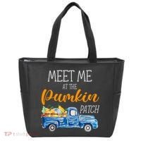 Meet Me At The Pumpkin Patch Cute Halloween Tote Bag thumb 0