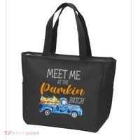 Meet Me At The Pumpkin Patch Cute Halloween Tote Bag thumb 3