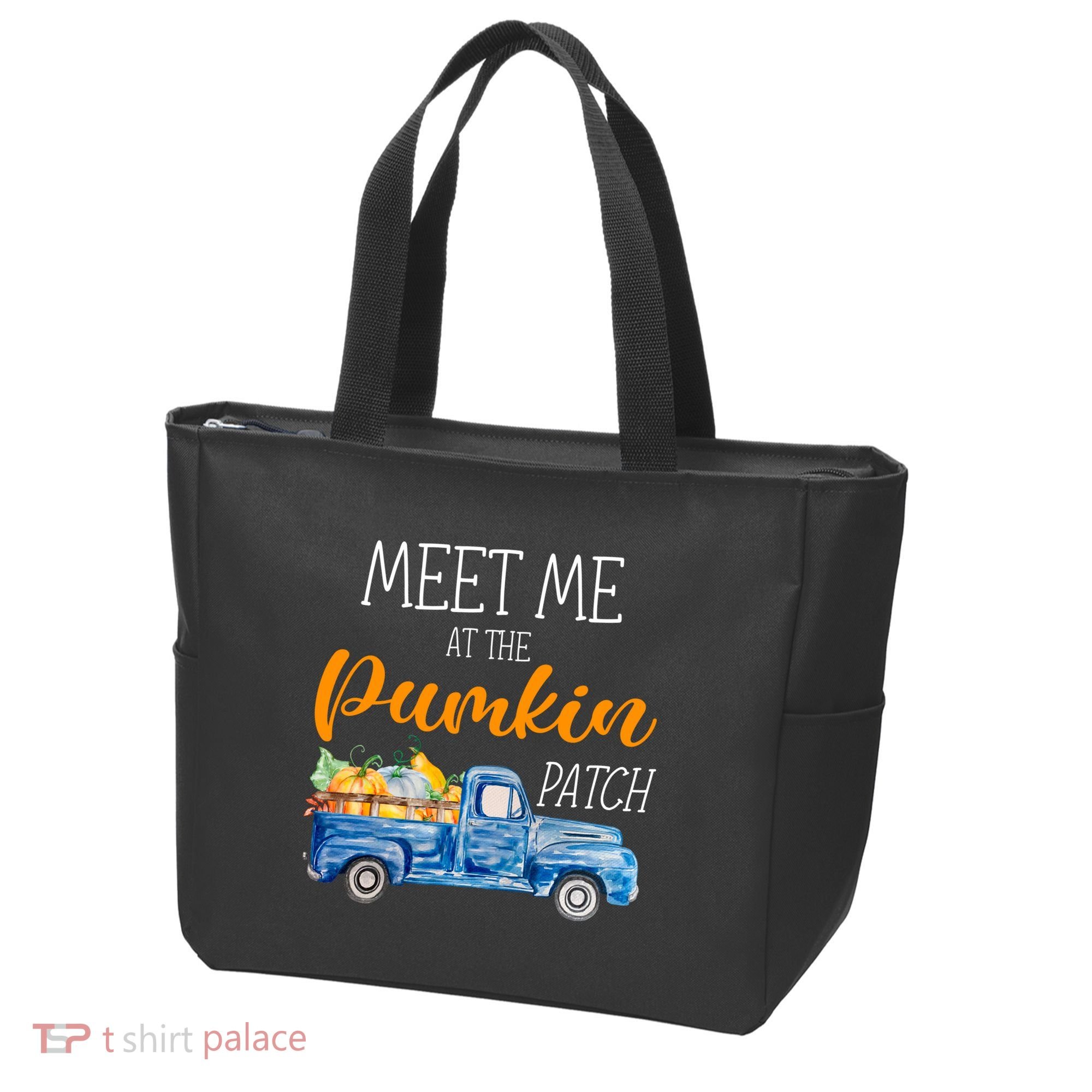 Meet Me At The Pumpkin Patch Cute Halloween Tote Bag