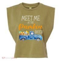 Meet Me At The Pumpkin Patch Cute Halloween Garment-Dyed Women's Muscle Tee thumb 0
