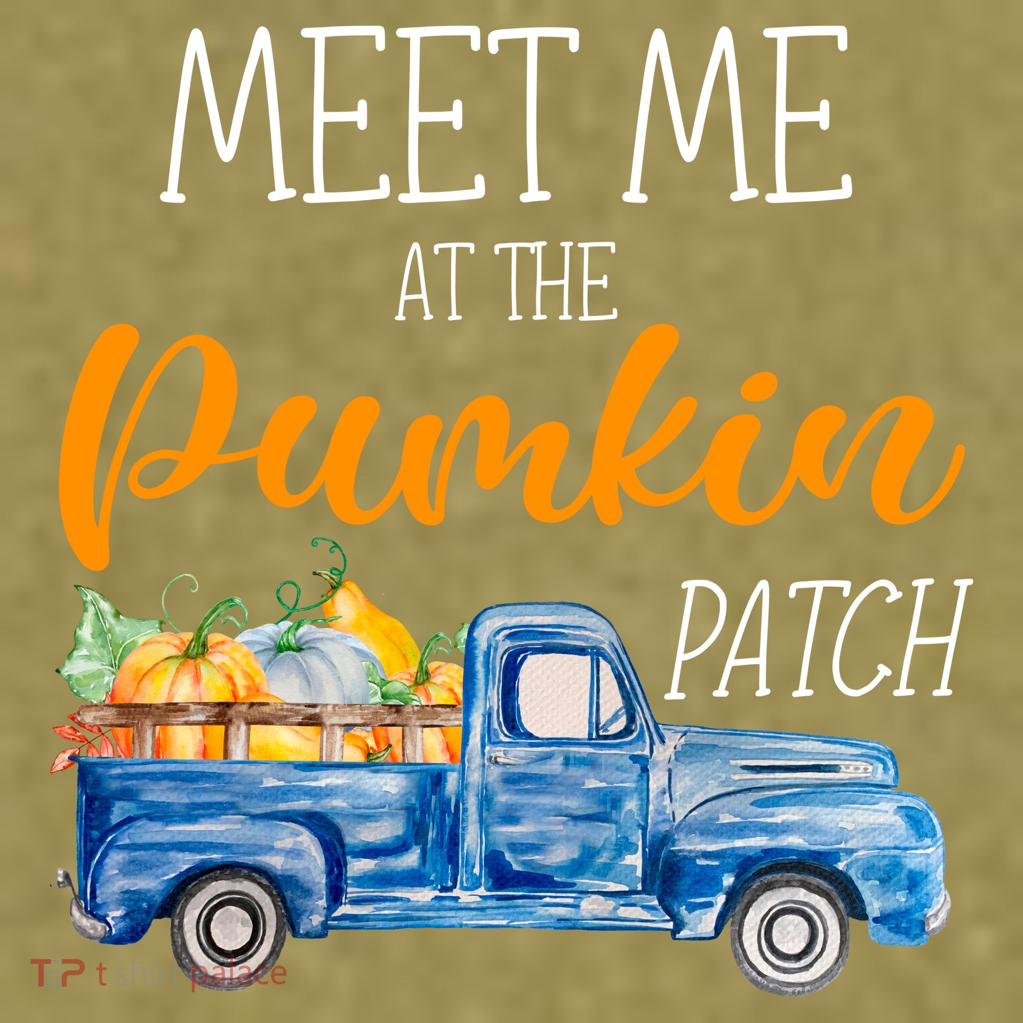 Meet Me At The Pumpkin Patch Cute Halloween Garment-Dyed Women's Muscle Tee