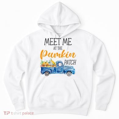 Meet Me At The Pumpkin Patch Cute Halloween Hoodie