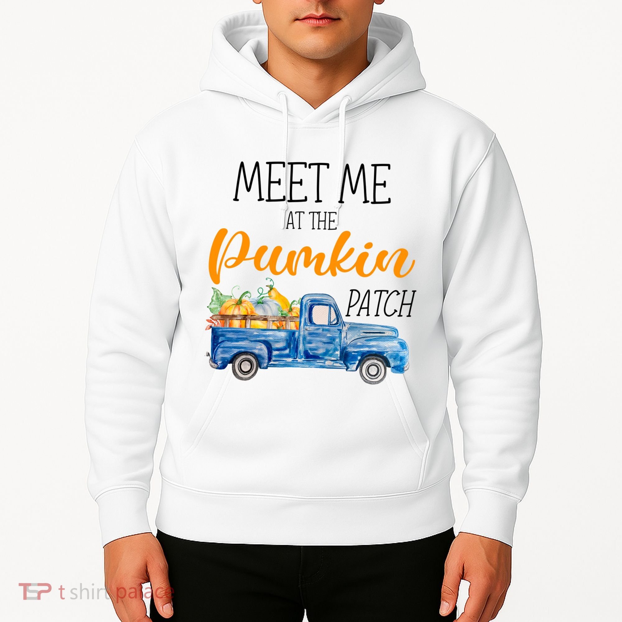 Meet Me At The Pumpkin Patch Cute Halloween Hoodie