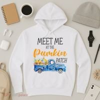 Meet Me At The Pumpkin Patch Cute Halloween Hoodie thumb 3