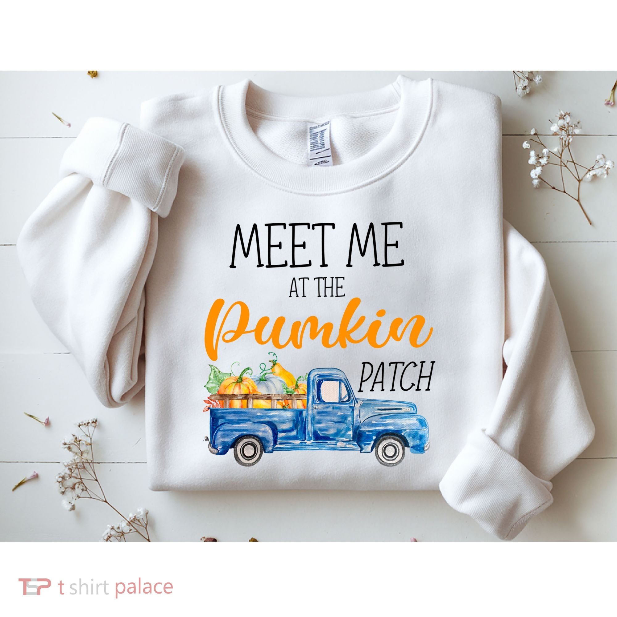 Meet Me At The Pumpkin Patch Cute Halloween Sweatshirt