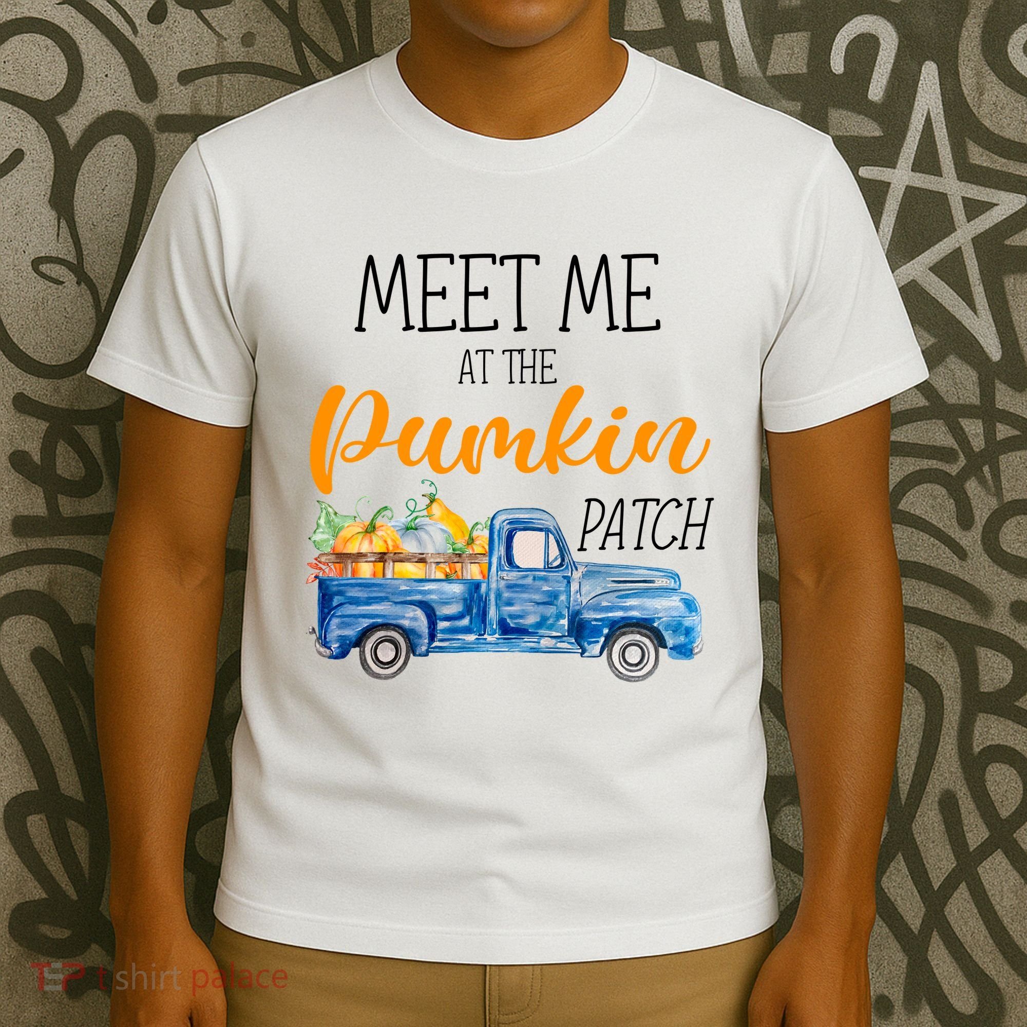 Meet Me At The Pumpkin Patch Cute Halloween T-Shirt