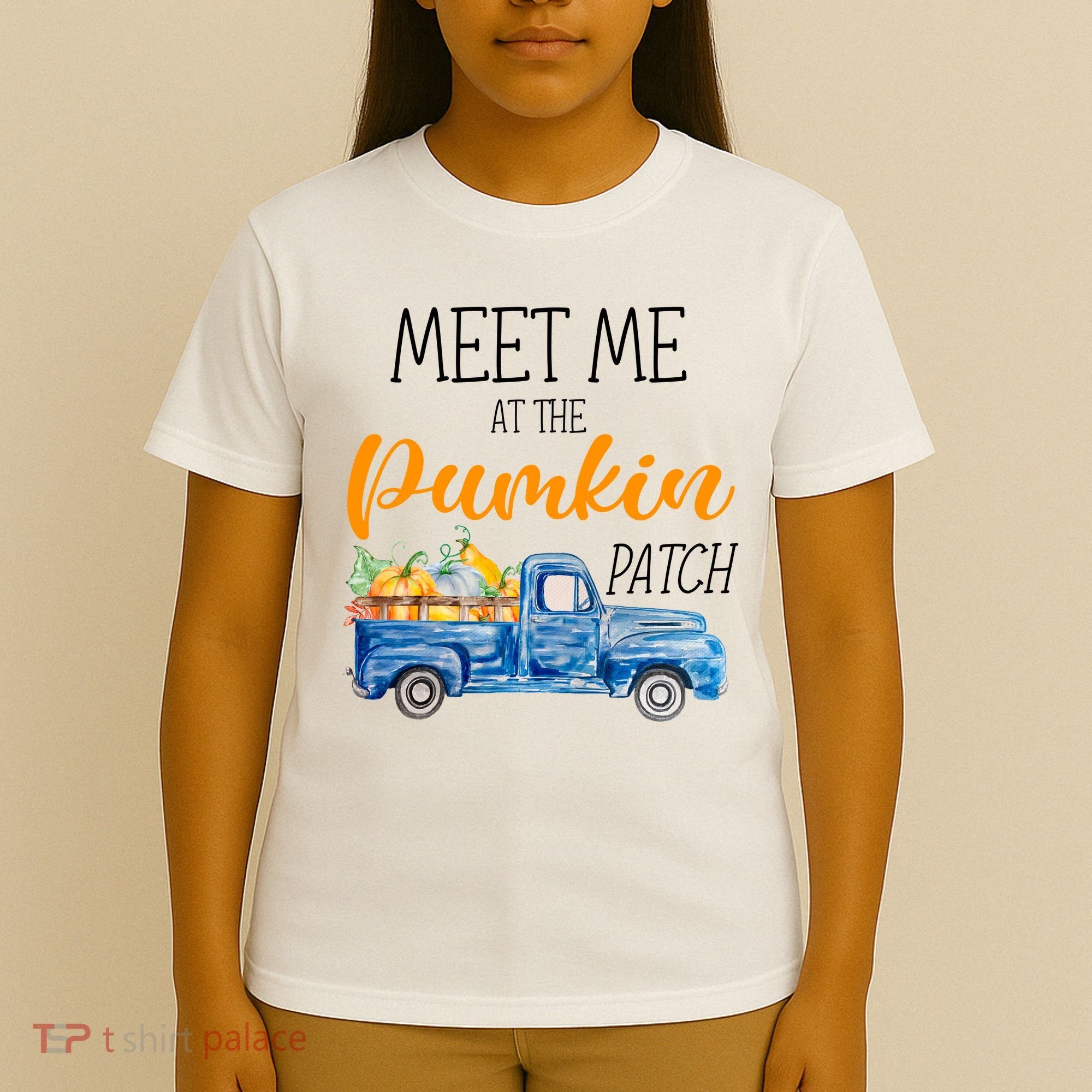 Meet Me At The Pumpkin Patch Cute Halloween T-Shirt