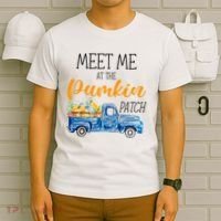 Meet Me At The Pumpkin Patch Cute Halloween T-Shirt thumb 6