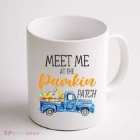 Meet Me At The Pumpkin Patch Cute Halloween Coffee Mug thumb 1