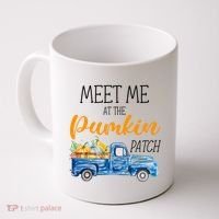 Meet Me At The Pumpkin Patch Cute Halloween Coffee Mug thumb 0