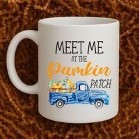 Meet Me At The Pumpkin Patch Cute Halloween Coffee Mug thumb 2