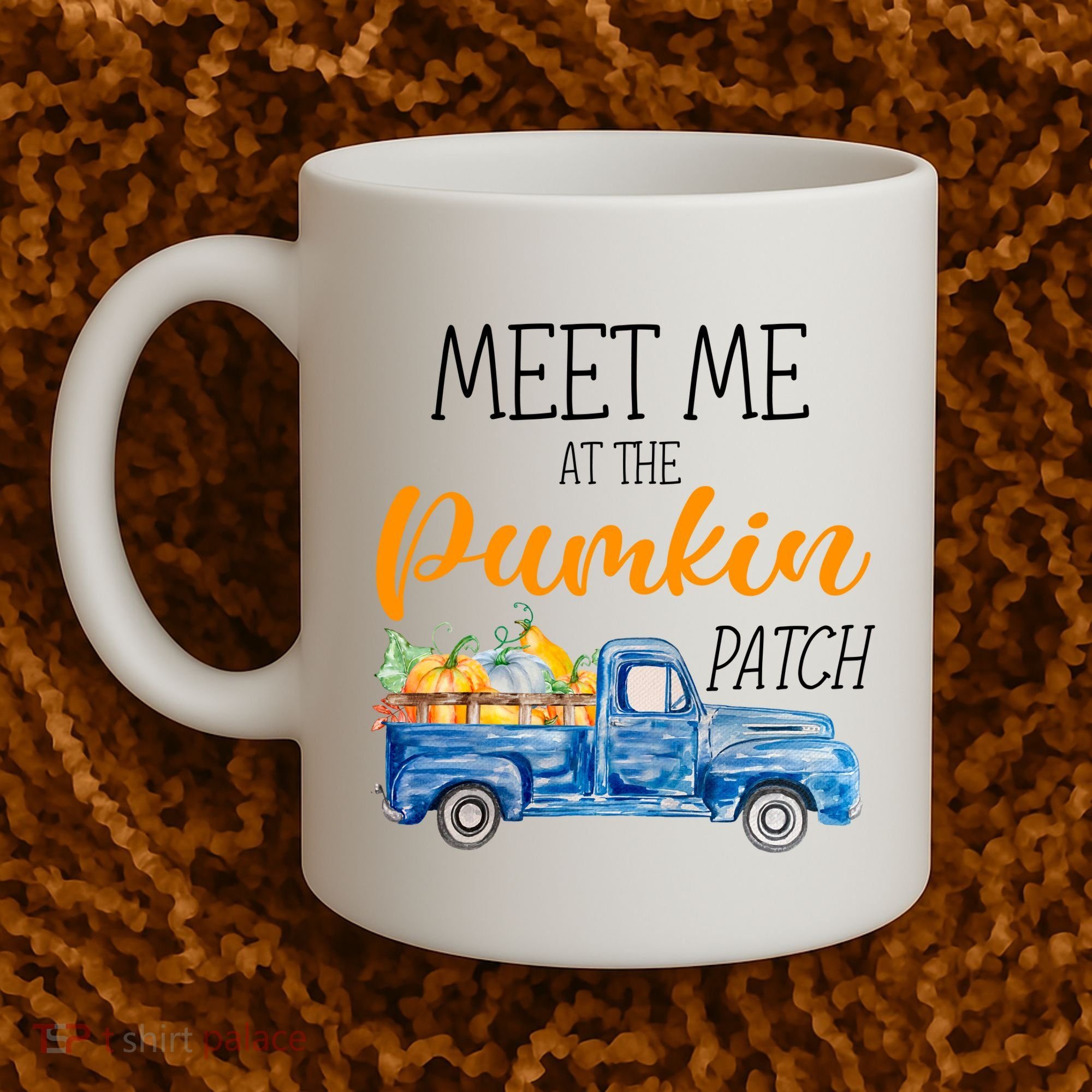Meet Me At The Pumpkin Patch Cute Halloween Coffee Mug