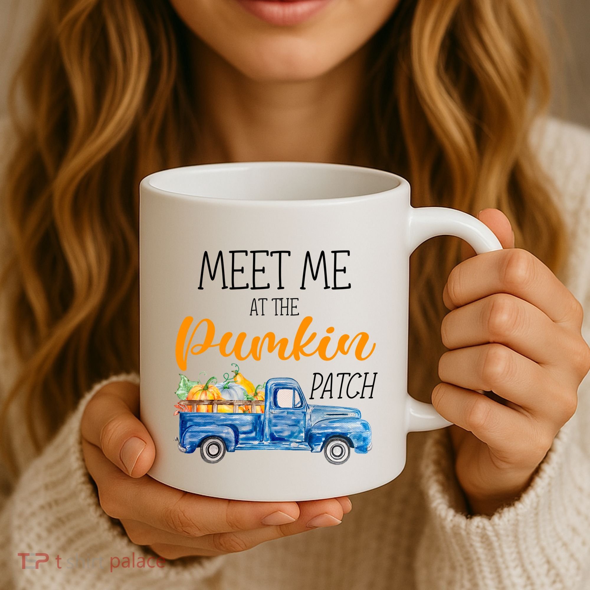 Meet Me At The Pumpkin Patch Cute Halloween Coffee Mug
