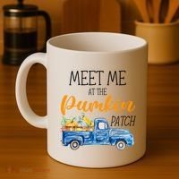 Meet Me At The Pumpkin Patch Cute Halloween Coffee Mug thumb 4