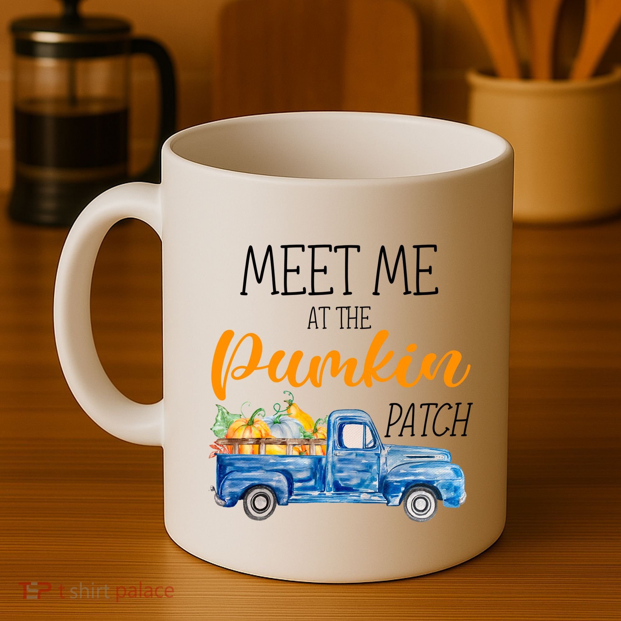 Meet Me At The Pumpkin Patch Cute Halloween Coffee Mug